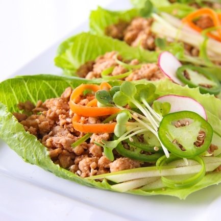 Vietnamese lettuce wraps en